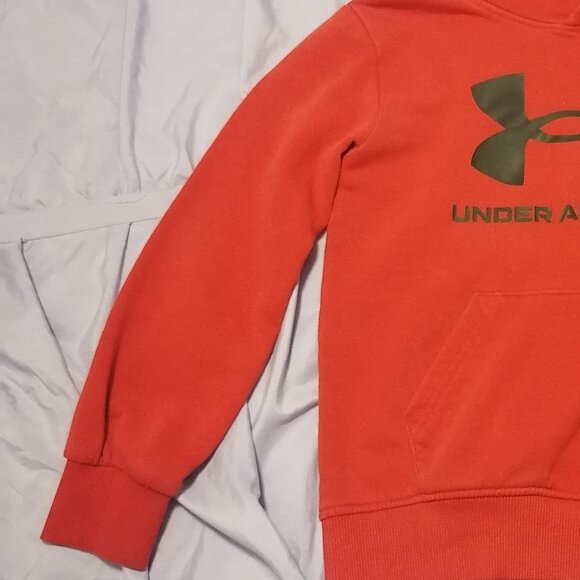 Sudadera con capucha de UNDER ARMOUR en color rojo talla 6t - Picture 5 of 8
